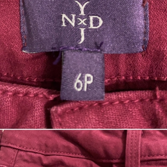 NYDJ Merlot 5 Pocket Boot Cut Jeans Size 6P - Picture 3 of 10